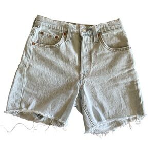 Levi's Light Blue Denim Jean Shorts